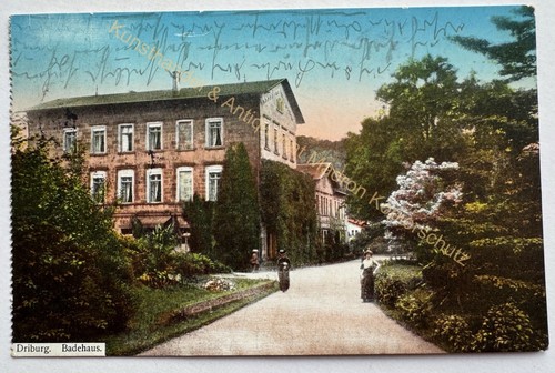 Bad driburg badehaus 1914 - ak,