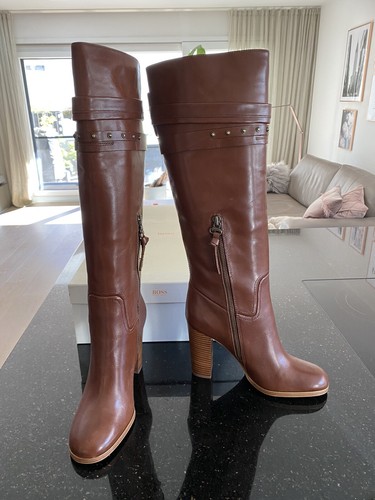 Hugo boss stiefel braun - hugo, cognac