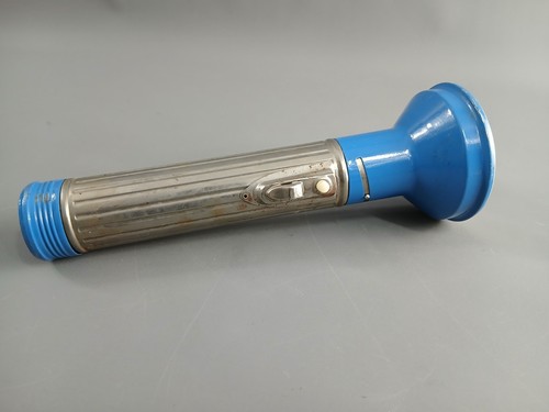 Ddr taschenlampe blau chrome - ddr,