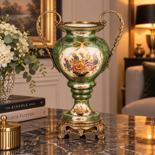Vase aus porzellan bronze - aus,