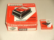Märklin Sprint Trafo 6930 Gleichrichter 1592 OVP Slotcar Auto Rennbahn