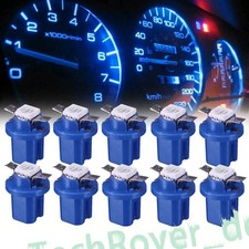 10x T5 B8.5D 5050 SMD Blue Car