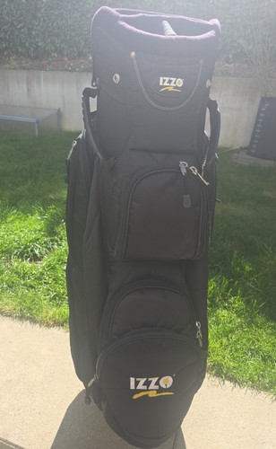 Izzo golf standbag schwarz - izzo, in