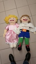 Zwei große (Therapie)Handpuppen Prinz und Prinzessin
