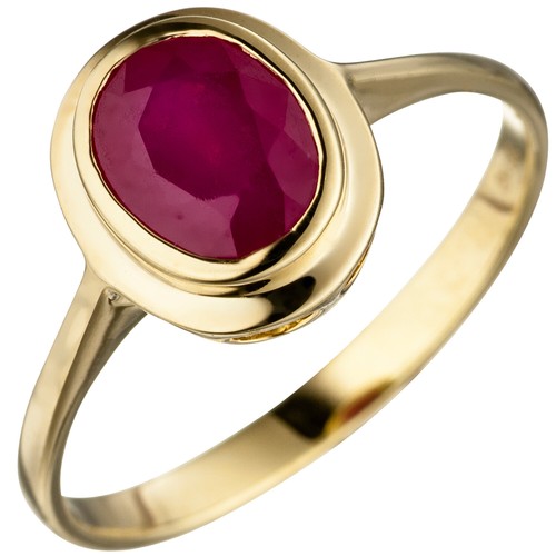 Damenring 585 rotgold - damenring,
