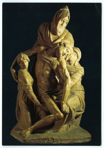 Kunst postkarte pieta - kunst,