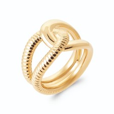 Ring vergoldet karat - ring, 18