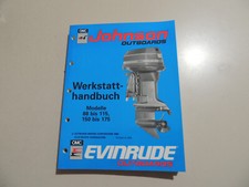 1989 1990 Werkstatthandbuch Johnson Evinrude V Cross 88 90 100 115 150 155 175