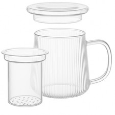 Teezubereiter aus Glas mit