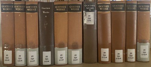 Goethes werke hamburger - goethes,