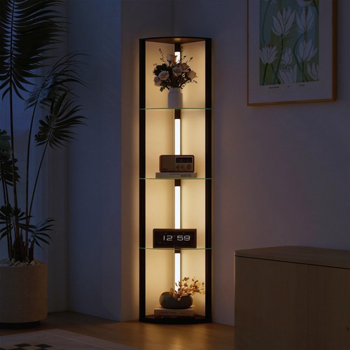 Homcom led stehlampe mit - stehlampe,