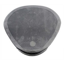 Schwarz Gummi Satteldecke für