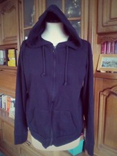 Kapuzinenjacke "Janina" Gr.40 Cotton Elasthan Schwarz