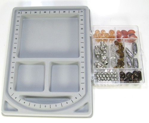 Schmuckbastelset braun perlen - schmuckbastelset,