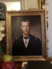 Fotodruck Gemälde Leinwand Kronprinz Rudolf von Österreich 40 x 50 cm gerahmt