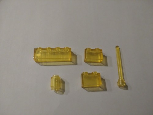 Lego steine transparent gelb - lego,