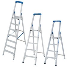KRAUSE Stabilo Professional Stufen-Stehleiter Stufenleiter Aluleiter Leiter