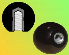 Kugelknopf M12 Ø50mm schwarz