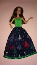 Barbie Glitzer Puppen Kleid