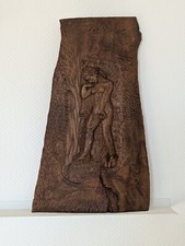 Akt Frau Venus auf Holz