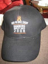 Harley Cap "Ride-In Bike Show Hamburg Harley Days 2008" neu