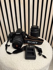 Sony Alpha SLT-A37 Kamera 16.1MP inkl. 18-55mm & 55-200mm Objektive Top !
