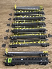 Spur N Hobbytrain 9teil. SBB / BLS Autoverladezug mit Steuerwagen alles mit OVP