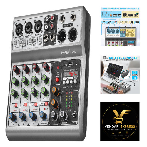 Aveek audio mixer usb - audio,