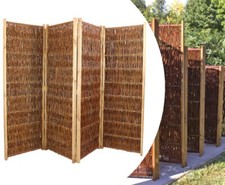 Trennwand mobil aus Weiden