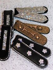 Clips Clip für Reitstiefel Glitzer Strass Deko Chaps Tysons + B- WARE Clip 2 X