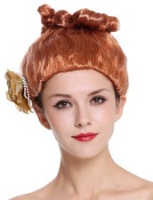 Perücke damen karneval rot - perücke,
