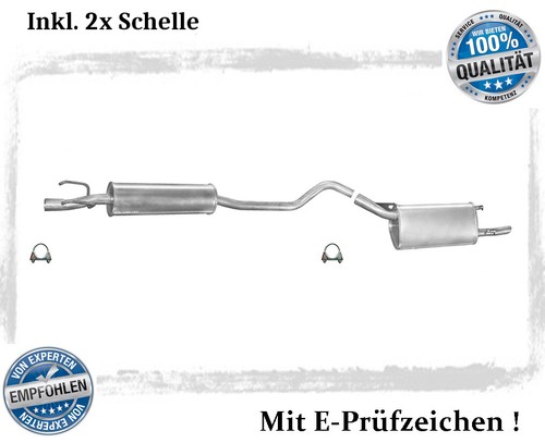 Auspuffanlage für opel corsa - für,