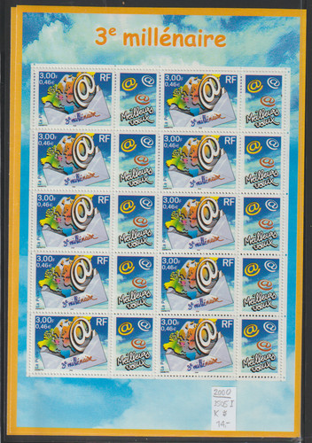 Frankreich kleinbogen 3505 - frankreich,
