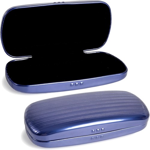 Metall brillenetui blau - metall, blau-2