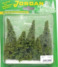 Spur H0/N Jordan Modellbau  [42L] Modell-Lärchen 4 - 12 cm beflockt steckbar 8 S