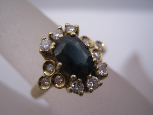 Vintage cluster halo ring - halo,