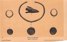 England: London Museum Coins and Ornaments Early Iron Age ngl 147.108