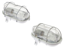 LED Wandleuchte Deckenleuchte Außenleuchte Keller Schiffsarmatur oval IP44 E27