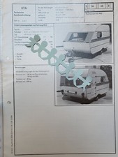 Anhänger Campinganhänger Wohnwagen HP 650.83 /1 Qek Aero KTA Vorl. f. Zulass.