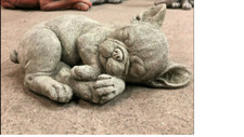 Steinfigur Frenchie