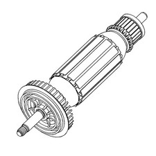 Anker rotor bosch gws - anker,
