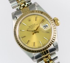 Rolex Uhr Lady Oyster Perpetual Date 69173 Bicolor 26mm Damen B+P