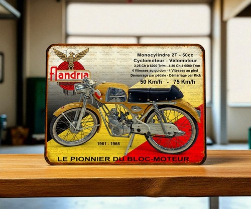 Blechschild flandria record - blechschild,