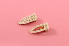 Haarklammer Haarspange Perlen Krokodil Hair Clip Haarschmuck A459d