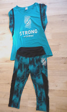 Zumba Strong Set Leggins Gr. S, Oberteil Gr. M - super Zustand