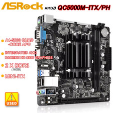 ASRock QC5000M-ITX/PH | A4-5000 Quad-Core | DDR3 16GB | HDMI | SATA3 | USB 3.1