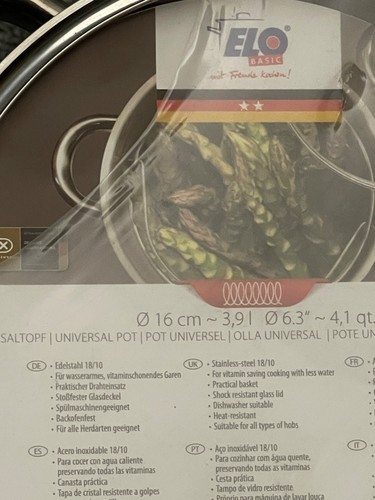 Elo spargeltopf edelstahl - elo,