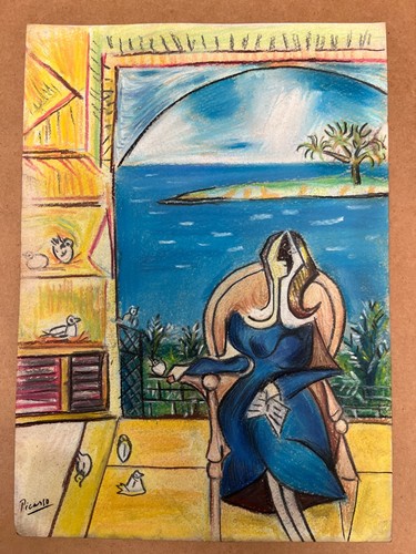 Pablo picasso zeichnung auf - pablo,