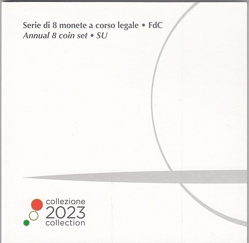 Italien 2023 kursmünzensatz - 2023,