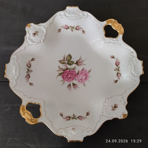 Servierplatte dekor moosrose - dekor, "moosrose"